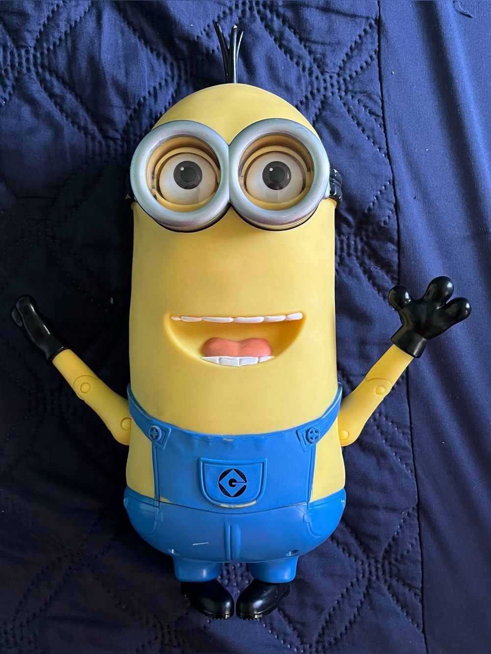Despicable Me Talking Minion Dave 8" Deluxe Action Figure Thinkway Toys Works